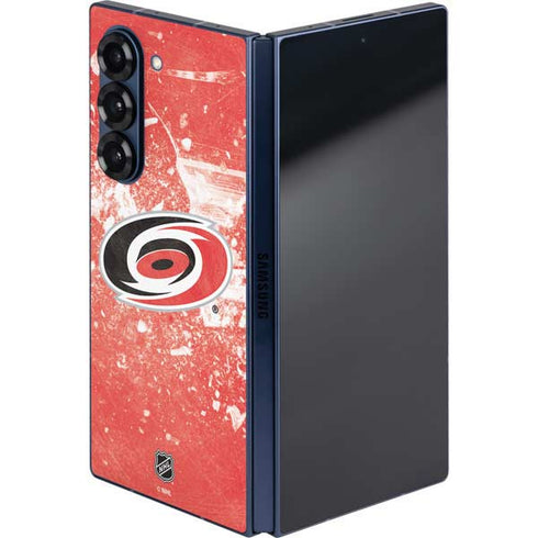 NHL Carolina Hurricanes Frozen Galaxy Z Fold6 Skin