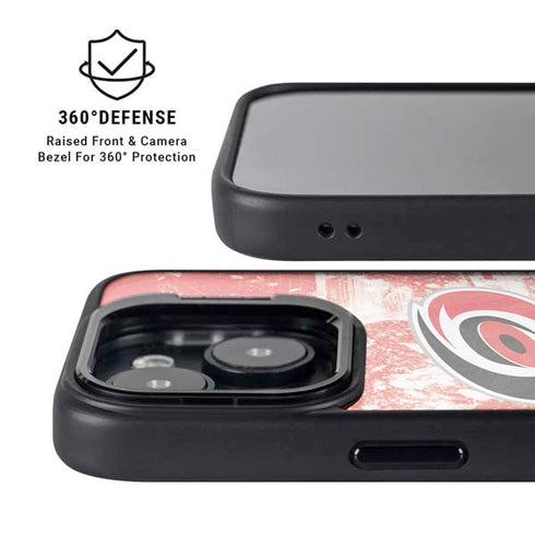 NHL Carolina Hurricanes Frozen iPhone 14 Plus Kickstand Case