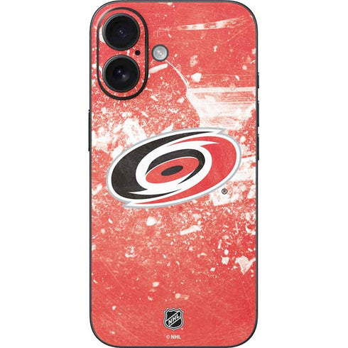NHL Carolina Hurricanes Frozen iPhone 16 Skin
