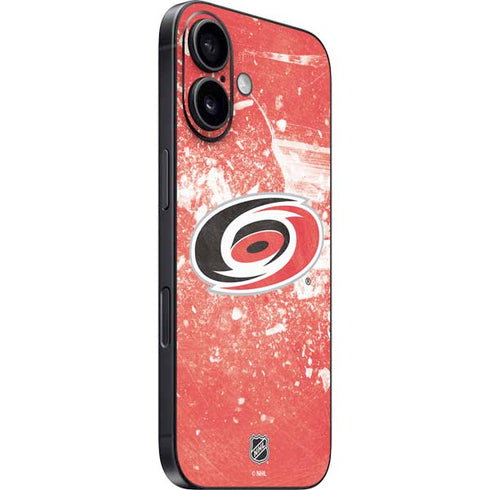 NHL Carolina Hurricanes Frozen iPhone 16 Skin
