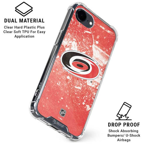 NHL Carolina Hurricanes Frozen iPhone 16e Clear Case