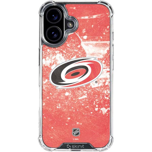 NHL Carolina Hurricanes Frozen iPhone 17 Clear Case