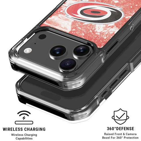 NHL Carolina Hurricanes Frozen iPhone 18 Pro Clear Case