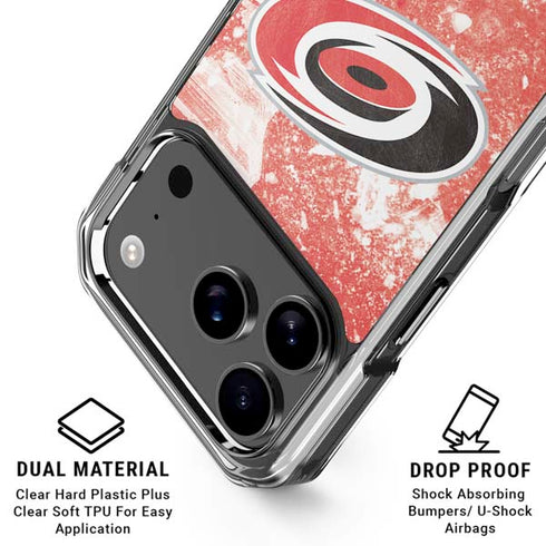NHL Carolina Hurricanes Frozen iPhone 18 Pro Clear Case