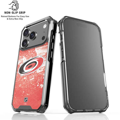 NHL Carolina Hurricanes Frozen iPhone 18 Pro Clear Case