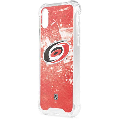 NHL Carolina Hurricanes Frozen iPhone XS Clear Case