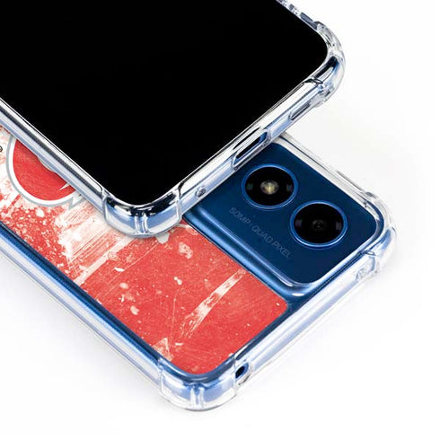 NHL Carolina Hurricanes Frozen Moto G 5G (2024) Clear Case