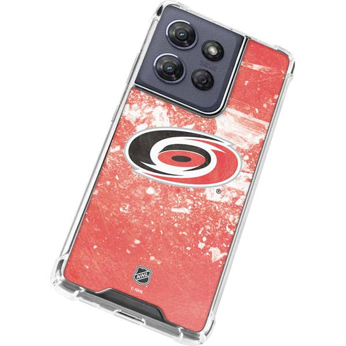 NHL Carolina Hurricanes Frozen Moto G Power 5G (2025) Clear Case