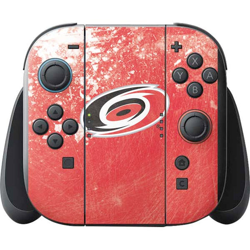 NHL Carolina Hurricanes Frozen Nintendo Switch 2 (2025) with Joy-Con Skin