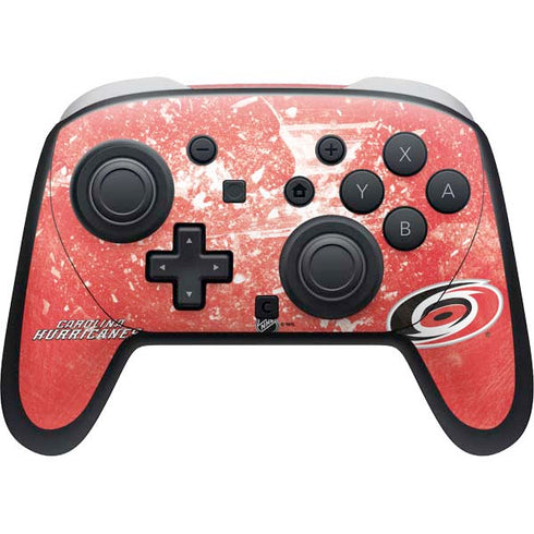 NHL Carolina Hurricanes Frozen Nintendo Switch 2 (2025) Pro Controller Skin
