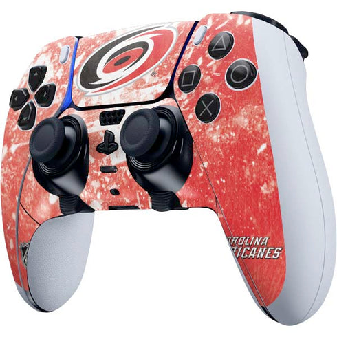 NHL Carolina Hurricanes Frozen PS5 DualSense Edge Pro Controller Skin