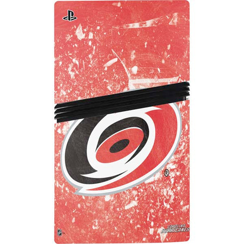 NHL Carolina Hurricanes Frozen PS5 Pro Console Skin
