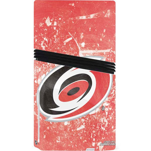 NHL Carolina Hurricanes Frozen PS5 Pro Disk Console Skin