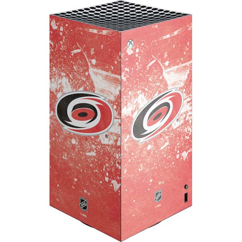 NHL Carolina Hurricanes Frozen XBox Series X Digital Edition Console Skin