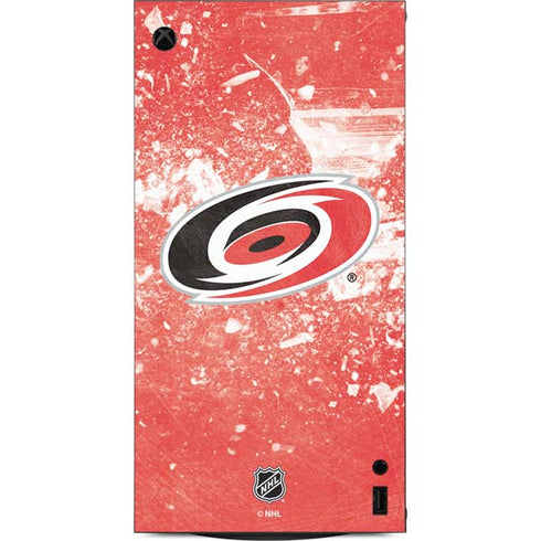 NHL Carolina Hurricanes Frozen XBox Series X Digital Edition Console Skin