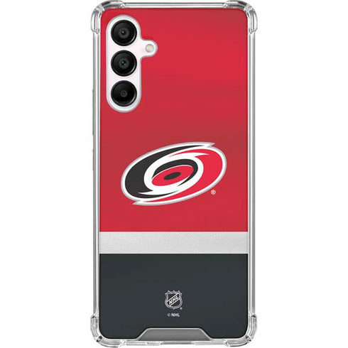 NHL Carolina Hurricanes Jersey Galaxy A16 5G Clear Case