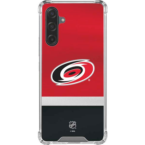 NHL Carolina Hurricanes Jersey Galaxy A17 Clear Case