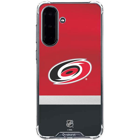 NHL Carolina Hurricanes Jersey Galaxy A36 5G Clear Case