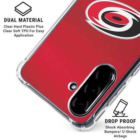 NHL Carolina Hurricanes Jersey Galaxy A36 5G Clear Case