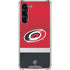 NHL Carolina Hurricanes Jersey Galaxy S24 FE Clear Case
