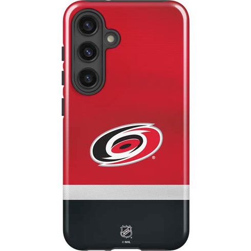 NHL Carolina Hurricanes Jersey Galaxy S25 Impact Case
