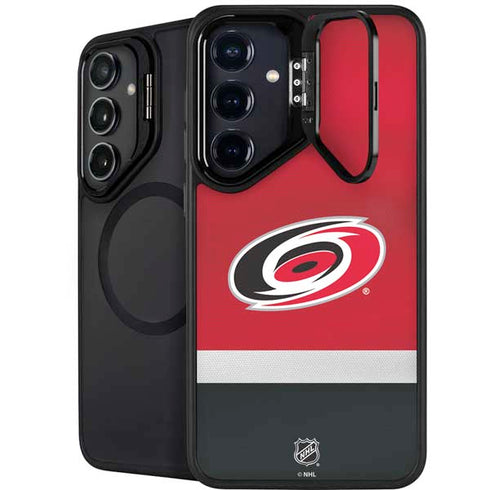 NHL Carolina Hurricanes Jersey Galaxy S25 Plus Kickstand Case