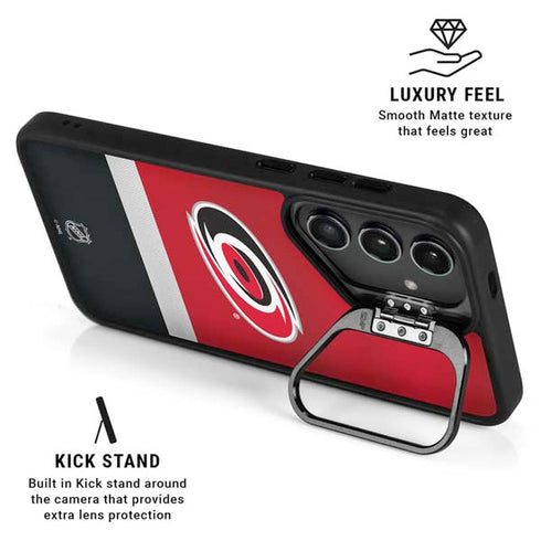 NHL Carolina Hurricanes Jersey Galaxy S25 Plus Kickstand Case