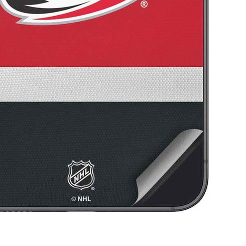 NHL Carolina Hurricanes Jersey Galaxy S25 Plus Skin