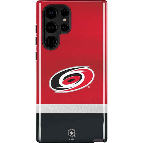 NHL Carolina Hurricanes Jersey Galaxy S25 Ultra Impact Case