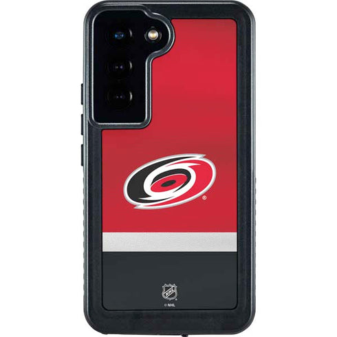 NHL Carolina Hurricanes Jersey Galaxy S24 Waterproof Case