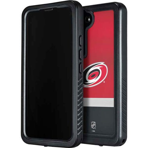 NHL Carolina Hurricanes Jersey Galaxy S24 Waterproof Case
