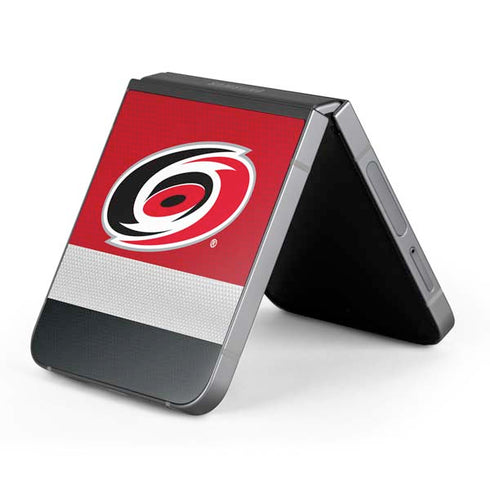 NHL Carolina Hurricanes Jersey Galaxy Z Flip6 Skin