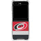 NHL Carolina Hurricanes Jersey Galaxy Z Flip6 Clear Case