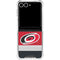 NHL Carolina Hurricanes Jersey Galaxy Z Flip7 Clear Case