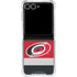 NHL Carolina Hurricanes Jersey Galaxy Z Flip7 Clear Case