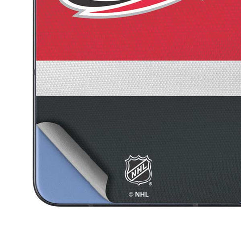 NHL Carolina Hurricanes Jersey Galaxy Z Fold5 5G Skin