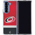 NHL Carolina Hurricanes Jersey Galaxy Z Fold6 Clear Case