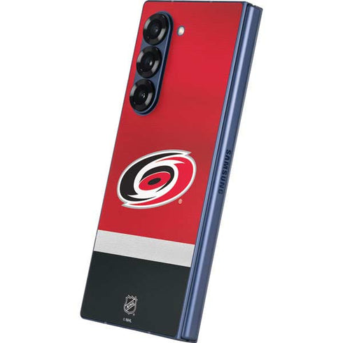 NHL Carolina Hurricanes Jersey Galaxy Z Fold6 Skin