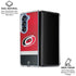 NHL Carolina Hurricanes Jersey Galaxy Z Fold7 Clear Case