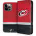 NHL Carolina Hurricanes Jersey iPhone 15 Pro Max Folio Case
