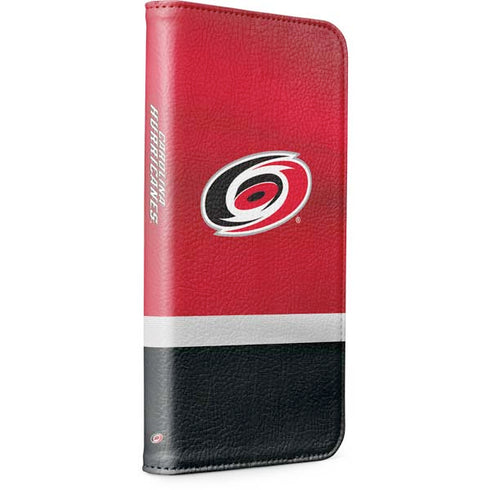 NHL Carolina Hurricanes Jersey iPhone 15 Pro Max Folio Case