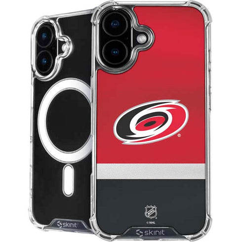 NHL Carolina Hurricanes Jersey iPhone 16 MagSafe Case