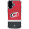 NHL Carolina Hurricanes Jersey iPhone 16 Plus Clear Case