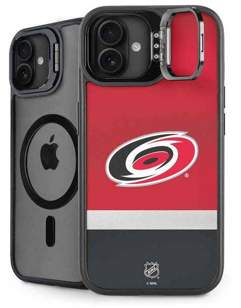 NHL Carolina Hurricanes Jersey iPhone 16 Plus Kickstand Case