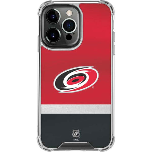 NHL Carolina Hurricanes Jersey iPhone 16 Pro Max Clear Case