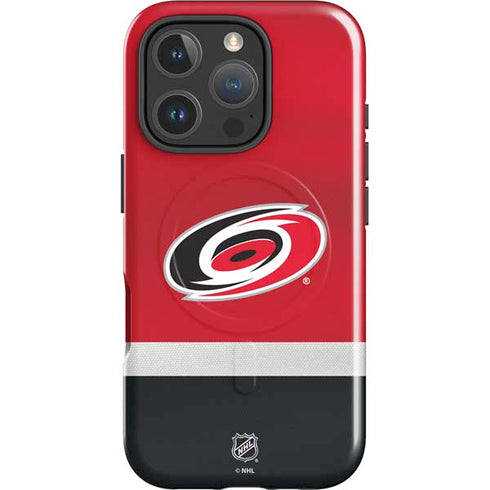 NHL Carolina Hurricanes Jersey iPhone 16 Pro Max Magsafe Impact Case