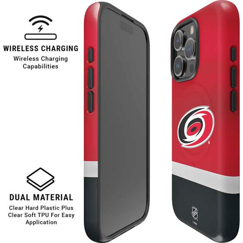 NHL Carolina Hurricanes Jersey iPhone 16 Pro Max Magsafe Impact Case