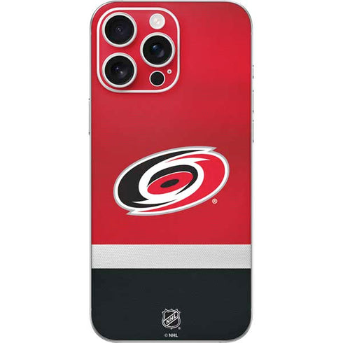 NHL Carolina Hurricanes Jersey iPhone 16 Pro Max Skin