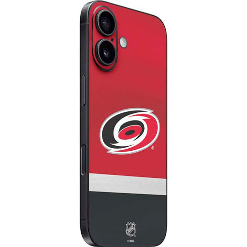NHL Carolina Hurricanes Jersey iPhone 16 Skin