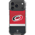 NHL Carolina Hurricanes Jersey iPhone 17 Pro Clear Case
